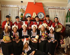 Arrangement aan de Volendamse haven